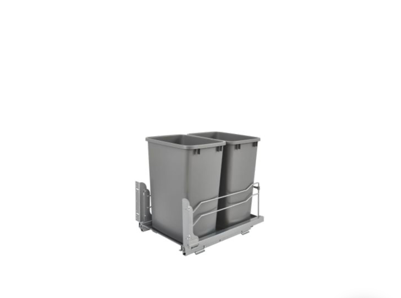 Double 35 Ort Pull-Out Waste Container Soft-Close White 14.38 In (365 – ALA  Kitchen & Bathroom